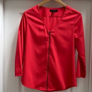 Banana Republic - front zip shirt - size XS